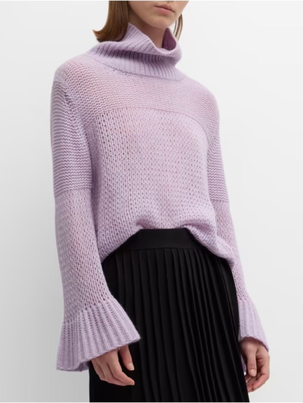 NWT Lisa Todd Softy Lofty Mixed Stitch 100% Cashmere Sweater Sz XS